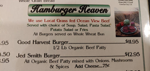 Cafe «The Good Harvest Cafe», reviews and photos, 575 US Hwy 101 S, Crescent City, CA 95531, USA