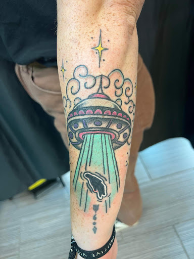 Explore nautical tattoo sleeve ideas, creative tattoo ideas in Chicago, available at Mind Crusher Tattoo