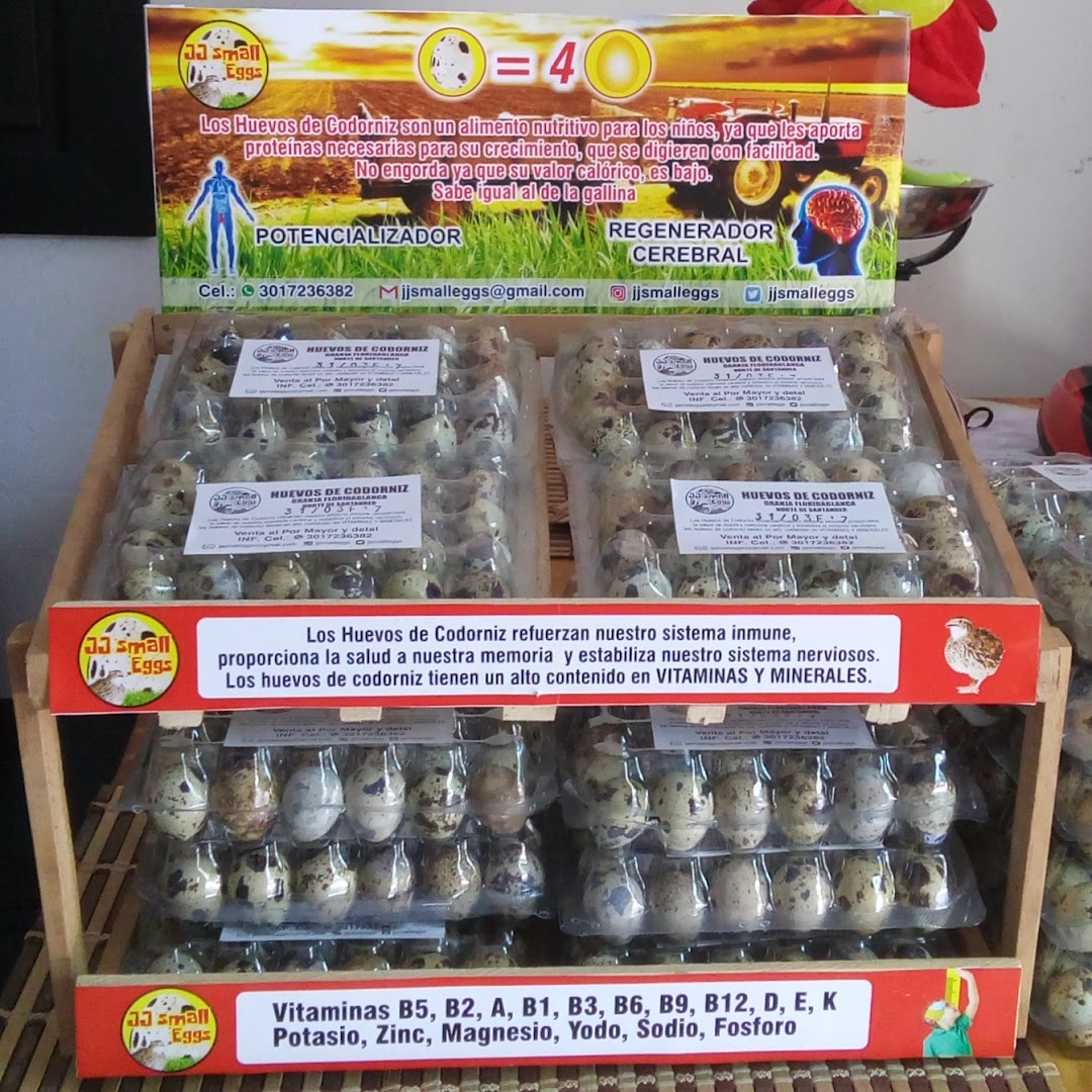 JJ SMALL EGGS Huevos De Codorniz