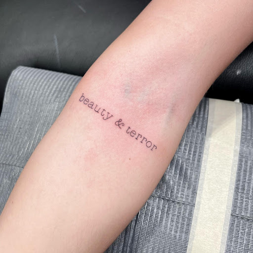 Explore feminine chest tattoo ideas, creative tattoo ideas in Nashua, available at Sundance Tattoo Parlor