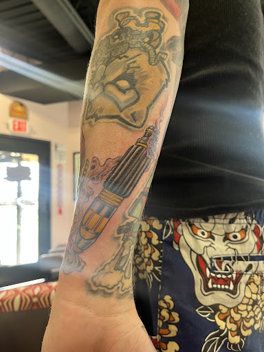 Explore capricorn tattoo ideas male, creative tattoo ideas in Bradley, available at Electric Lady Lounge