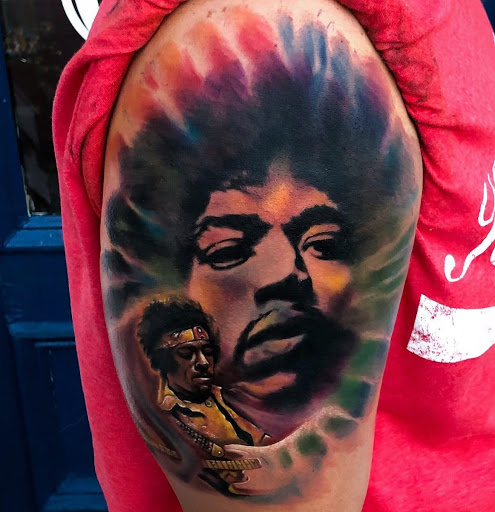 Explore ape tattoo ideas, creative tattoo ideas in North Berwick, available at Skull and Snake Tattoo Studio Art Gallery