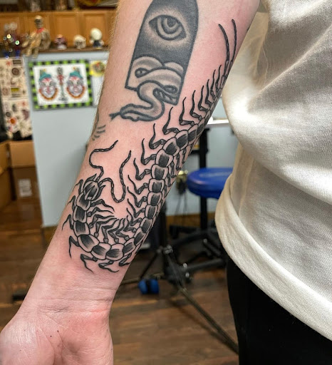 Explore word family tattoo ideas, creative tattoo ideas in Delmar, available at Resolute Tattoo