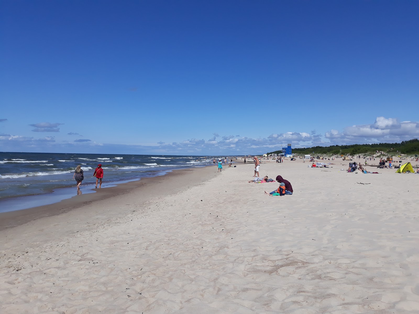 Foto af Birutes papludimys med lys sand overflade