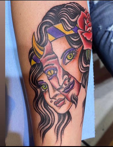 Explore women's back tattoo ideas, creative tattoo ideas in El Paso, available at Pumping Ink Tattoo Parlor