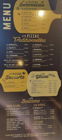 Pizzeria La Pizza Autrement à Saint-Berthevin (la carte)