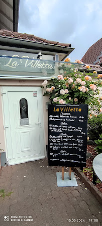 Carte du Restaurant La Villetta à Rüsselsheim