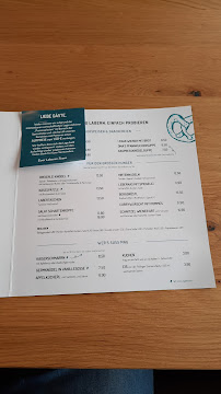 Restaurant bavarois Die Laberei à Oberammergau (le menu)