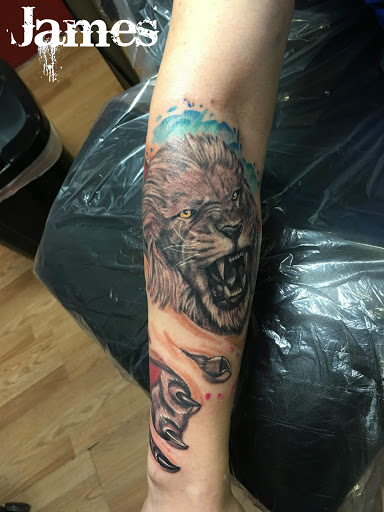 Explore mens filler tattoo ideas, creative tattoo ideas in San Antonio, available at Twisted Tattoo