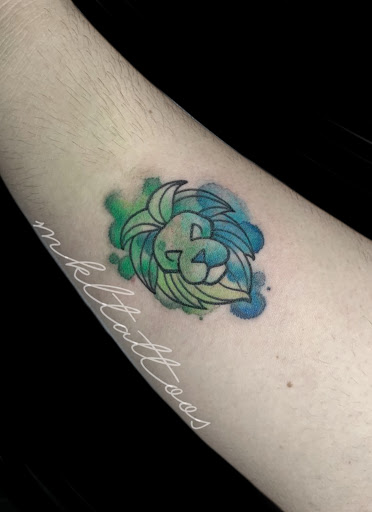 Explore leo horoscope tattoo ideas, creative tattoo ideas in Nashville, available at Mel Lockett Tattoos