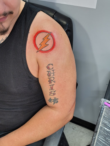 Explore mens chest tattoo ideas, creative tattoo ideas in Houston, available at Master Ink Loco