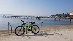Portoroz Beach'in fotoğrafı - rahatlamayı sevenler arasında popüler bir yer