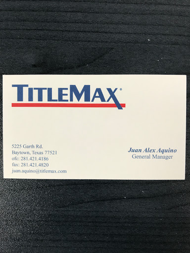 TitleMax Title Loans in Baytown, Texas