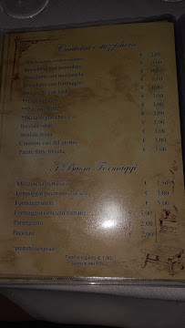 Menu / carte de Ristorante Pizzeria Locanda Laureta à Castel di Sasso