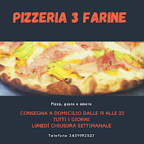 Pizzas à emporter Tre Farine à Ostia (la carte)