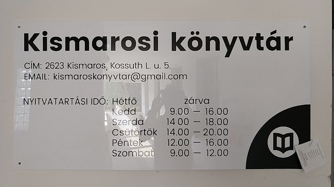 Kismarosi könyvtár - Kismaros