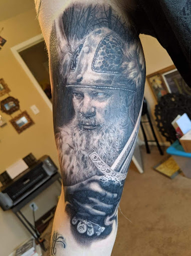 Explore symbol small tattoo ideas, creative tattoo ideas in Denton, available at Dark Age Tattoo Studio