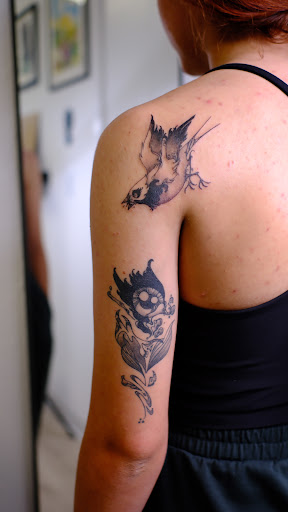 Explore tattoo ideas for upper arm, creative tattoo ideas in San Diego, available at Wattana Tattoo Atelier LLC