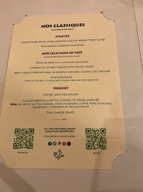 Les Fous de l'Île à Paris menu