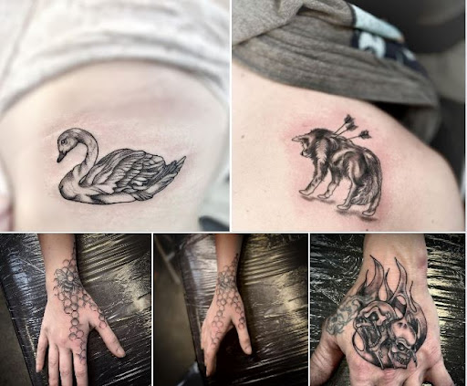 Explore simple forearm tattoo ideas, creative tattoo ideas in Clear Lake, available at Studio 65 Tattoos