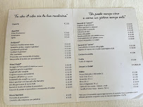 Menu du Ristorante Osteria Demetra à Capaccio Paestum