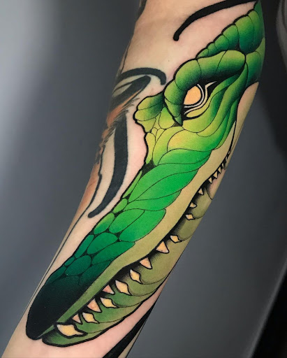 Explore anarchy tattoo ideas, creative tattoo ideas in Kissimmee, available at Fallen Sparrow Tattoo Co