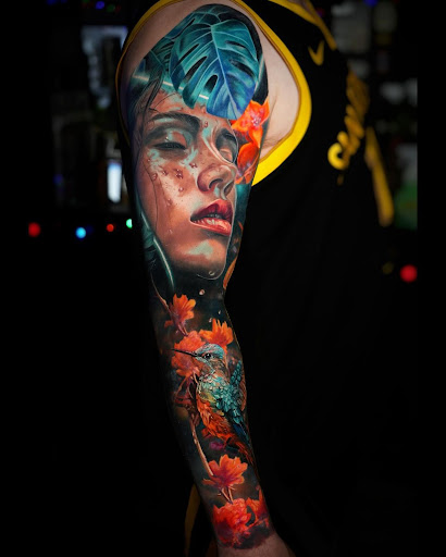 Explore black and grey realism tattoo ideas, creative tattoo ideas in Colorado Springs, available at West Side Tattoo