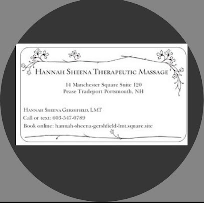 Hannah Sheena Therapeutic Massage