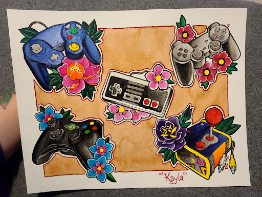 Explore 2 by 2 tattoo ideas, creative tattoo ideas in Newburgh, available at Outlaw Ink