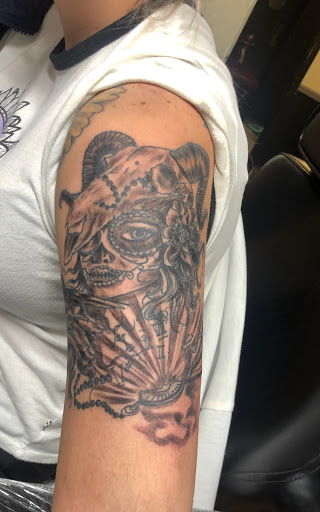 Explore usmc tattoos ideas, creative tattoo ideas in Birmingham, available at Heavily Tatted