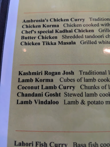 Ambrosia India Bistro - Scotts Valley image