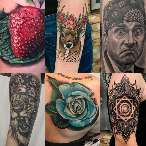 Explore hand tattoos men ideas, creative tattoo ideas in Spokane, available at Anchored Art Tattoo