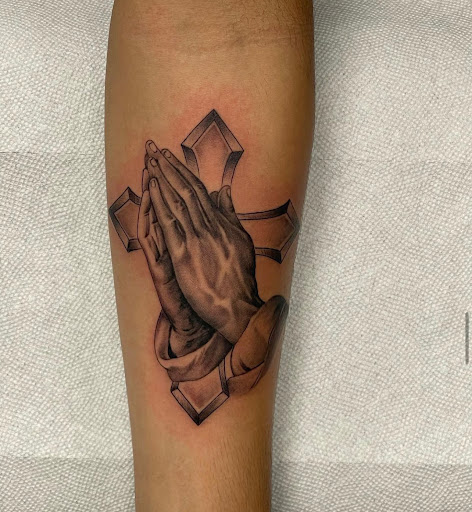 Explore dog nose print tattoo ideas, creative tattoo ideas in Fort Wayne, available at Grade A Tattoos and Body Piercing