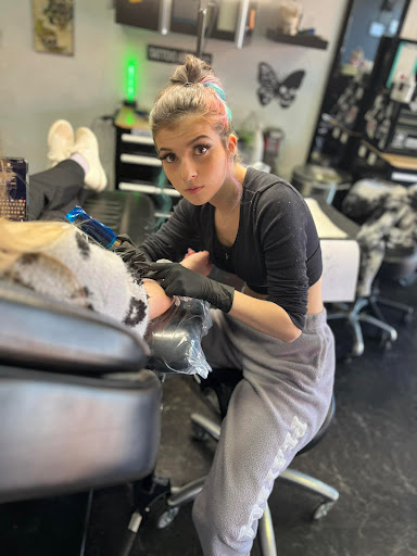 Explore mens upper arm tattoo ideas, creative tattoo ideas in Fort Worth, available at Voodoo Lounge Tattoo and Piercing Studio
