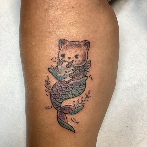 Explore kpop twice tattoo ideas, creative tattoo ideas in Englewood, available at Point of Entry Tattoo