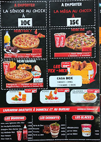 Carte du Allo Pizza à Rozay-en-Brie