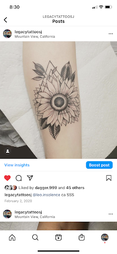 Explore son's name tattoo ideas, creative tattoo ideas in San Jose, available at Legacy Tattoo