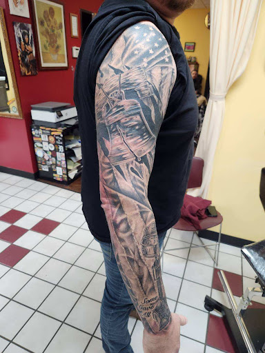 Explore belle tattoo ideas, creative tattoo ideas in Grand Ledge, available at Van Gogh Tattoos