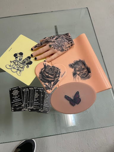 Explore arm filler tattoo ideas, creative tattoo ideas in Newburgh, available at Shades Deep NY