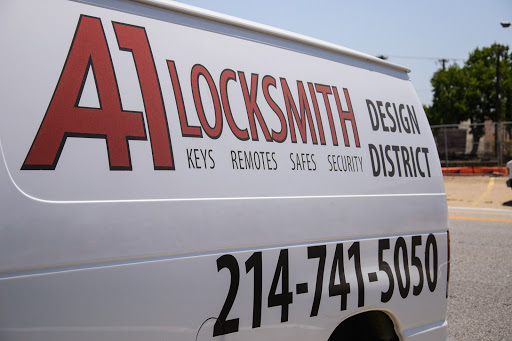 Locksmith «A-1 Locksmith - Downtown Dallas, Design District», reviews and photos, 1622 Market Center Blvd, Dallas, TX 75207, USA