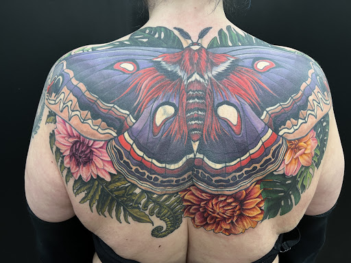 Explore blacklight tattoo ideas, creative tattoo ideas in New Richmond, available at Inkjunki LLC