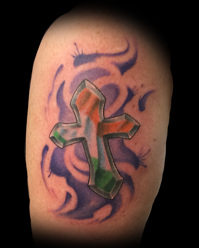 Explore tactical tattoo ideas, creative tattoo ideas in Buford, available at Norsk Studios Tattoos & Piercings