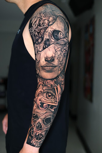 Explore father son tattoos ideas, creative tattoo ideas in Colorado Springs, available at West Side Tattoo