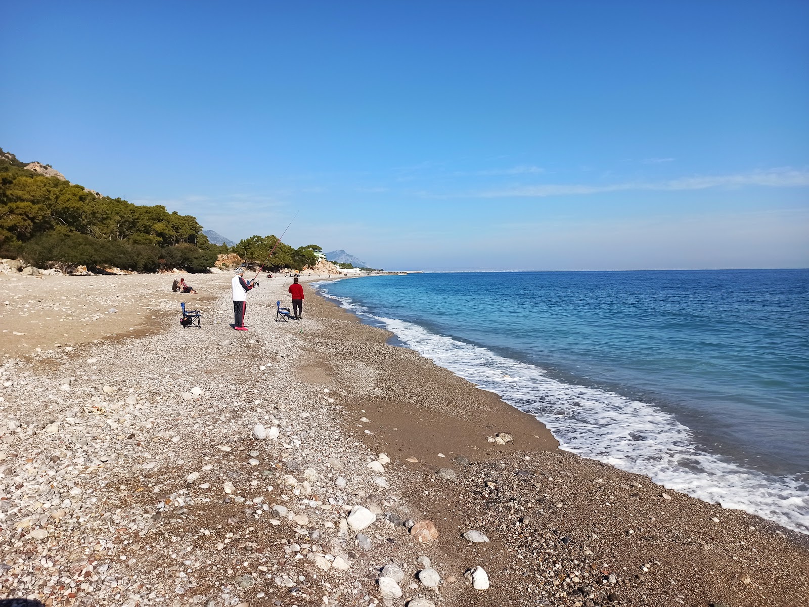 Goynuk Beach的照片 带有轻质沙和卵石表面