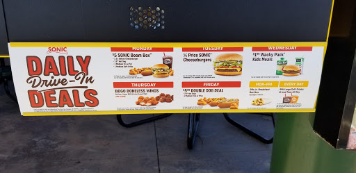 Fast Food Restaurant «Sonic Drive-In», reviews and photos, 1121 Stearns Rd, Bartlett, IL 60103, USA