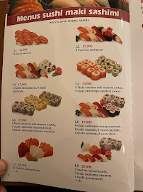 Restaurant japonais Sushi Montfort à Montfort-l'Amaury (le menu)