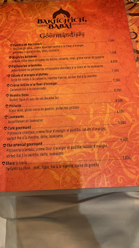 BAKHCHICH, BABA ! à Annecy menu