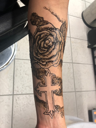 Explore neon tattoo ideas, creative tattoo ideas in South Padre Island, available at Peggys Temporary & Permanent Tattoos