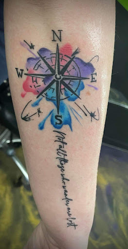 Explore hand tattoo ideas for man, creative tattoo ideas in Dublin, available at The Wicked Clover