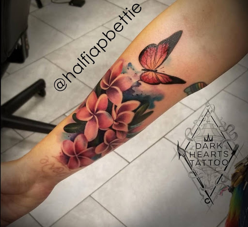 Explore name tattoo ideas on hand, creative tattoo ideas in Fontana, available at Dark Hearts Tattoo Gallery